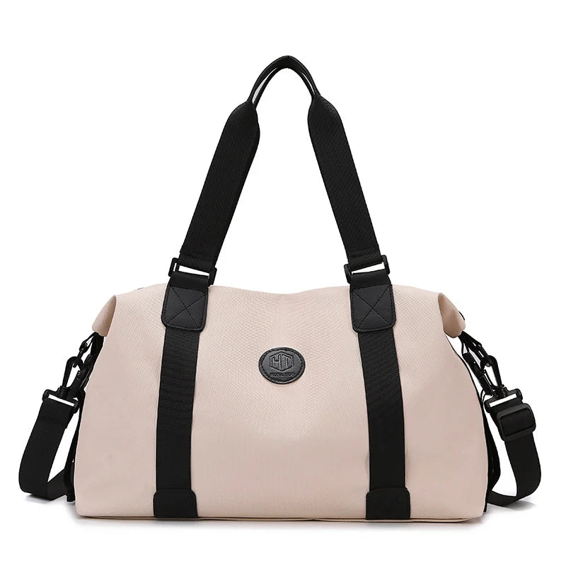 Duffle Bag Water-Resistant Padded Handles & Adjustable Strap