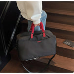 Duffle Bag Water-Resistant Padded Handles & Detachable Shoulder Strap