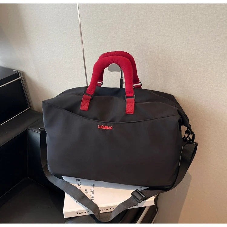 Duffle Bag Water-Resistant Padded Handles & Detachable Shoulder Strap