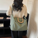 Duffle Bag Water-Resistant Padded Handles & Detachable Strap