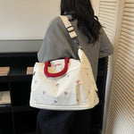 Duffle Bag Water-Resistant Padded Handles & Detachable Strap