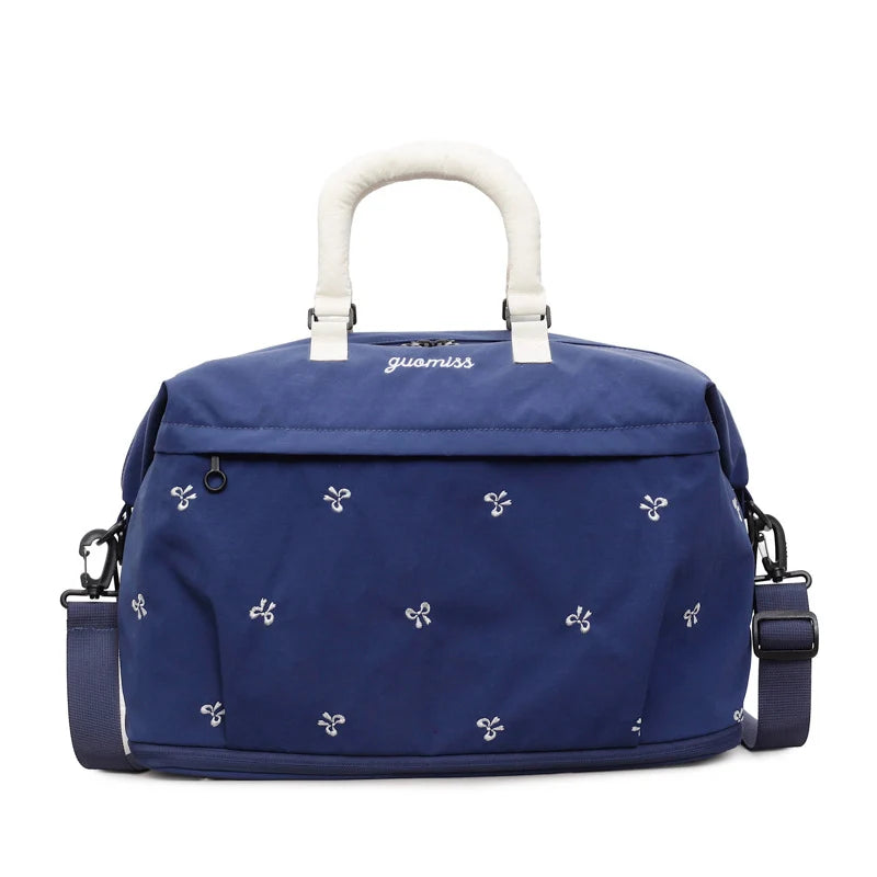 Duffle Bag Water-Resistant Padded Handles & Detachable Strap