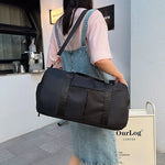 Duffle Bag Water-Resistant Padded Handles & Multiple Pockets