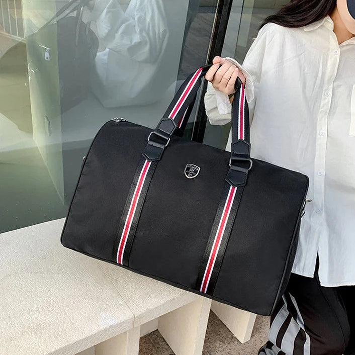 Duffle Bag Water-Resistant Padded Shoulder Strap & Dual Handles