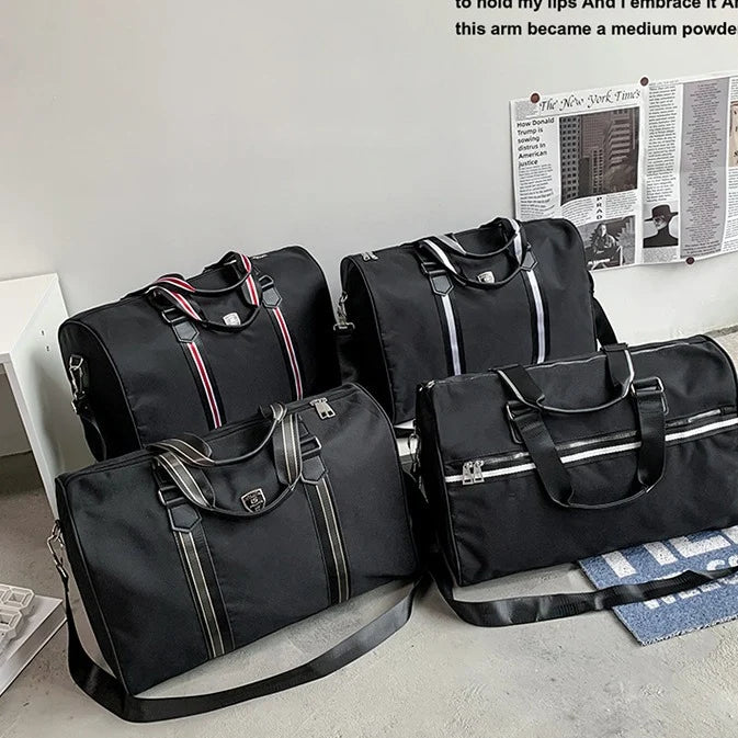 Duffle Bag Water-Resistant Padded Shoulder Strap & Dual Handles