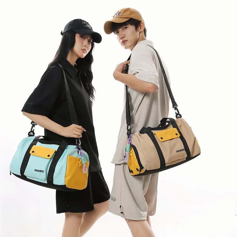 Duffle Bag Water-Resistant & Spacious Adjustable Shoulder Strap