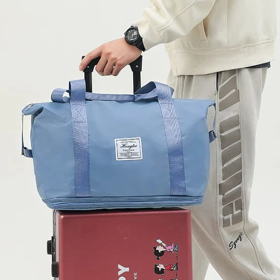 Duffle Bag Water-Resistant Spacious Dual Handles & Detachable Strap