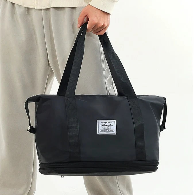 Duffle Bag Water-Resistant Spacious Dual Handles & Detachable Strap