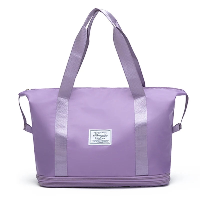Duffle Bag Water-Resistant Spacious Dual Handles & Detachable Strap
