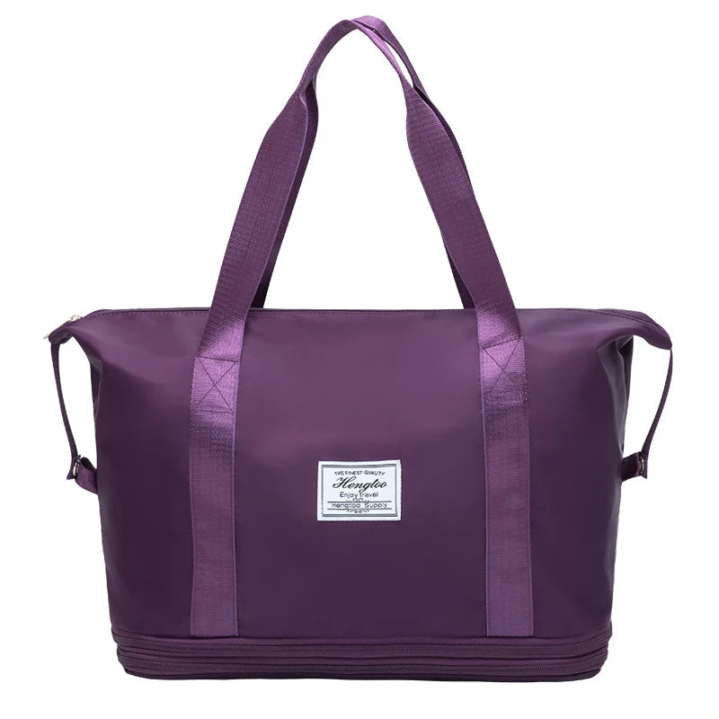 Duffle Bag Water-Resistant Spacious Dual Handles & Detachable Strap