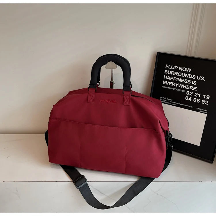 Duffle Bag Water-Resistant Spacious Interior & Detachable Shoulder Strap