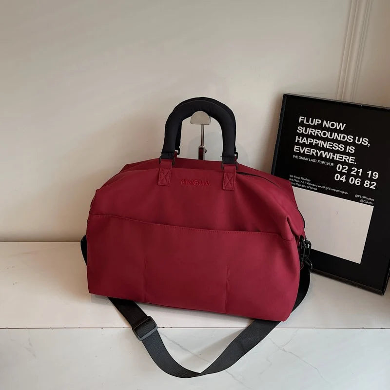 Duffle Bag Water-Resistant Spacious Interior & Detachable Shoulder Strap
