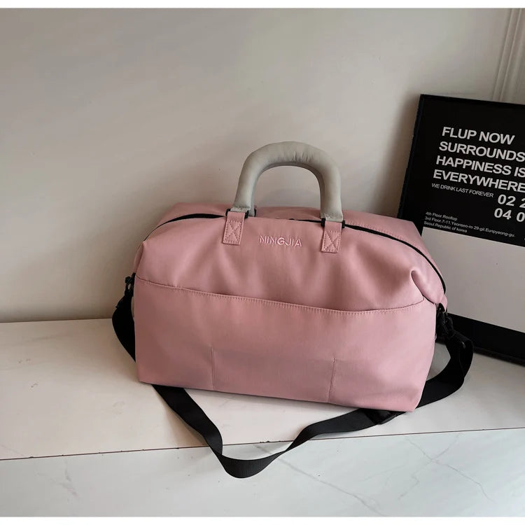 Duffle Bag Water-Resistant Spacious Interior & Detachable Shoulder Strap