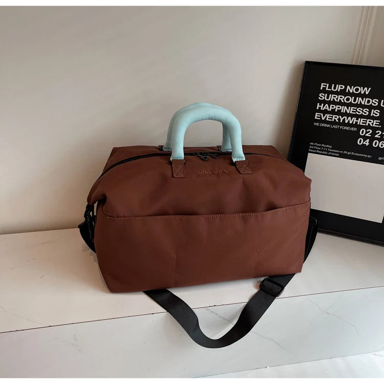Duffle Bag Water-Resistant Spacious Interior & Detachable Shoulder Strap