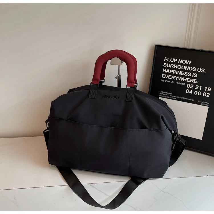 Duffle Bag Water-Resistant Spacious Interior & Detachable Shoulder Strap