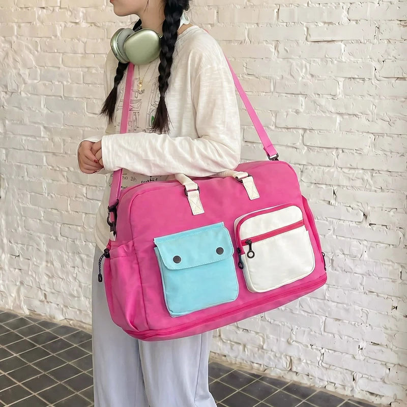 Duffle Bag Water-Resistant Spacious Main Compartment & Multiple Pockets