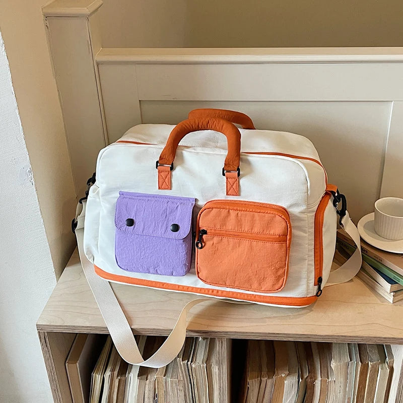 Duffle Bag Water-Resistant Spacious Main Compartment & Multiple Pockets