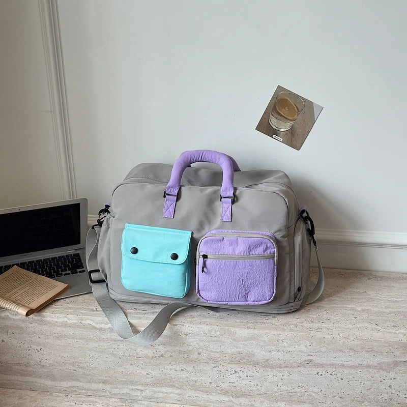 Duffle Bag Water-Resistant Spacious Main Compartment & Multiple Pockets