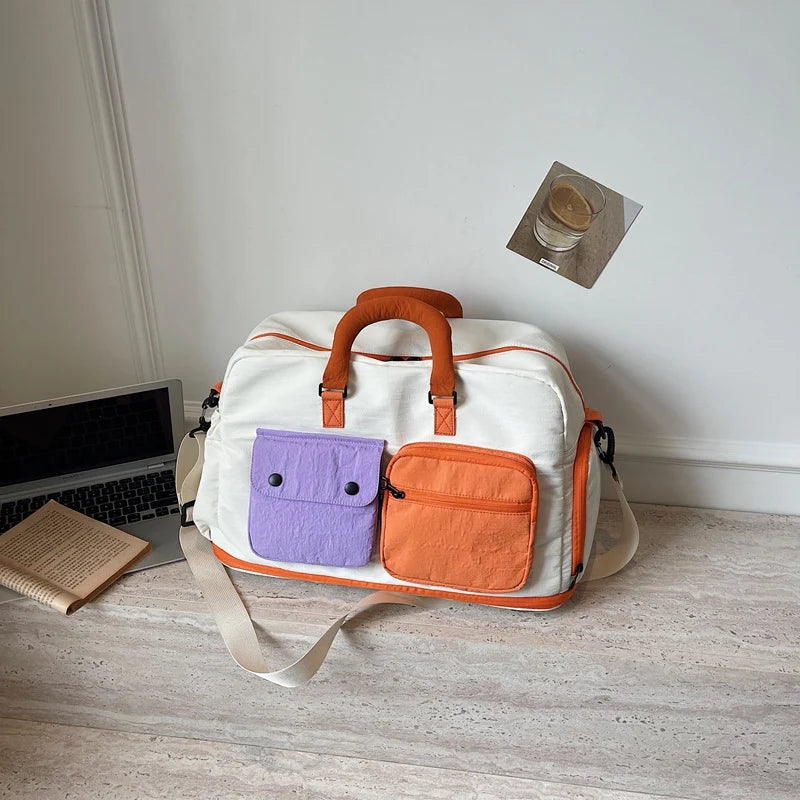 Duffle Bag Water-Resistant Spacious Main Compartment & Multiple Pockets