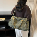 Duffle Bag Water-Resistant Spacious Multiple Pockets