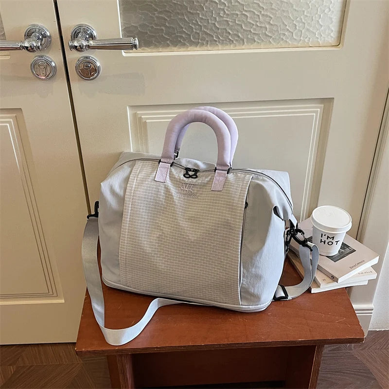 Duffle Bag Water-Resistant Spacious Multiple Pockets & Removable Strap