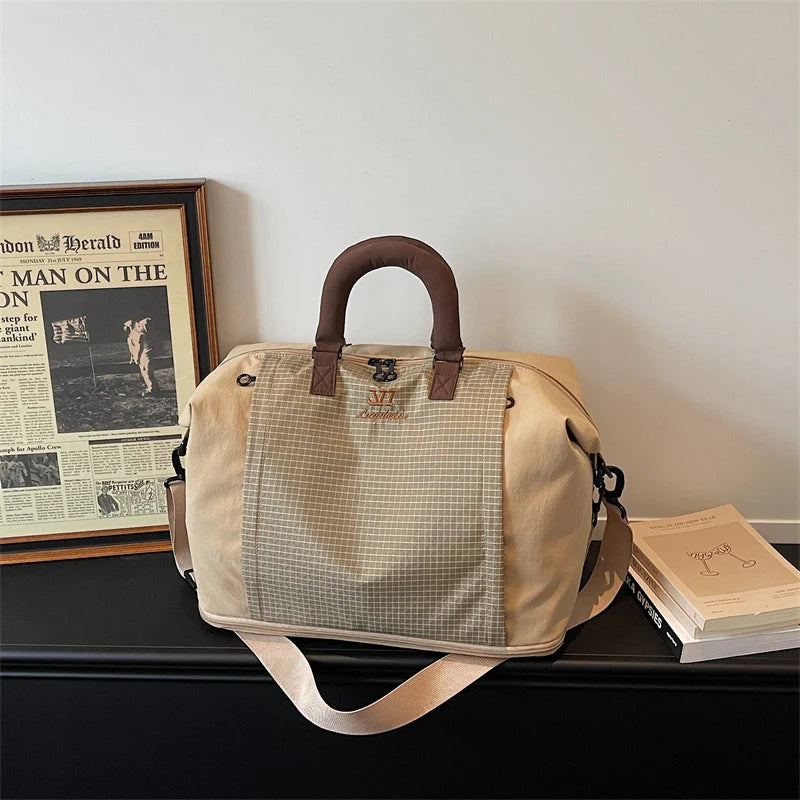 Duffle Bag Water-Resistant Spacious Multiple Pockets & Removable Strap