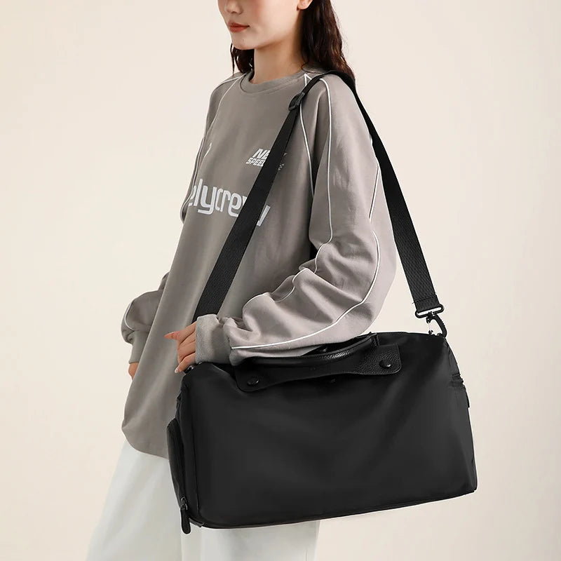 Duffle Bag Water-Resistant Spacious Padded Handles & Adjustable Strap