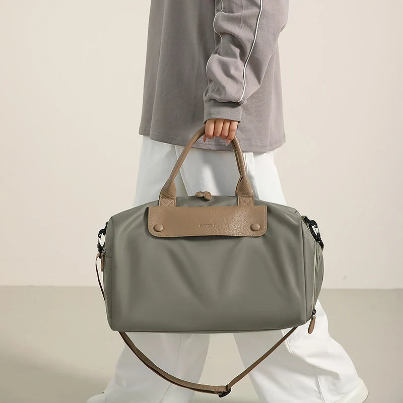 Duffle Bag Water-Resistant Spacious Padded Handles & Adjustable Strap