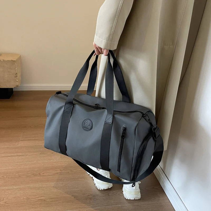 Duffle Bag Waterproof Multiple Compartments Adjustable Shoulder Strap