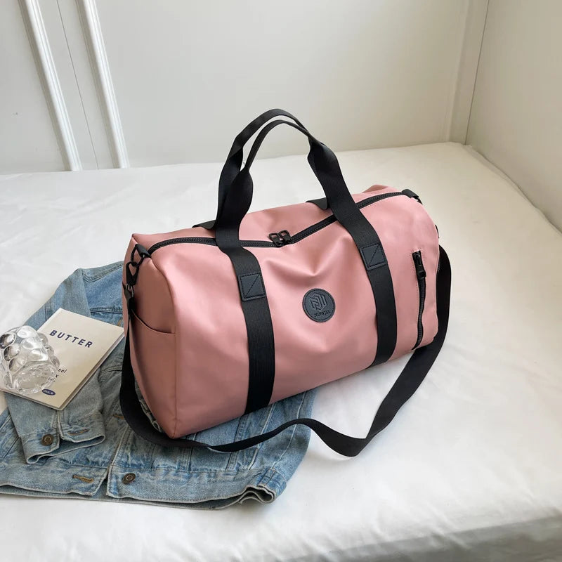 Duffle Bag Waterproof Multiple Compartments Adjustable Shoulder Strap