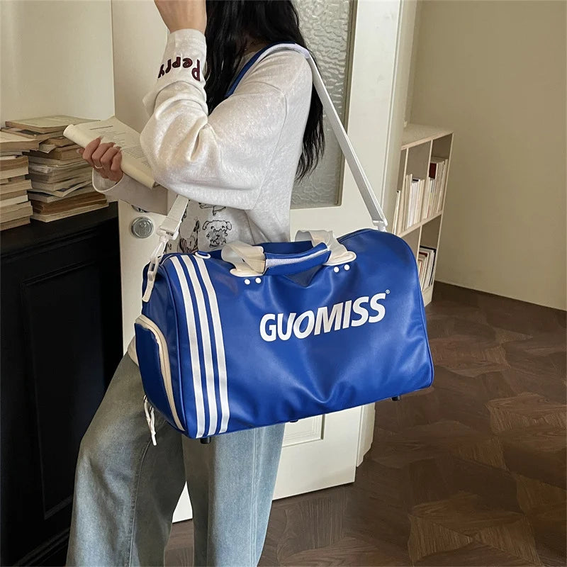 Duffle Bag Waterproof Multiple Pockets & Adjustable Strap