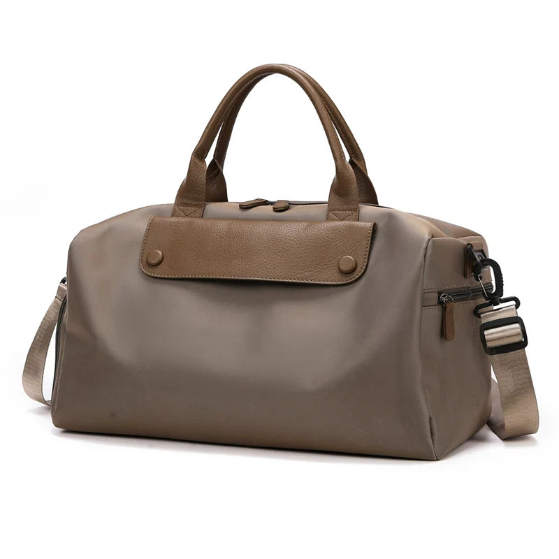 Duffle Bag Waterproof Multiple Pockets Detachable Shoulder Strap