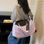 Duffle Bag Weather-Resistant Fabric Spacious Main Compartment
