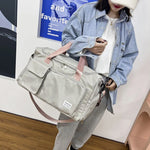 Duffle Bag Weather-Resistant Multiple Compartments & Detachable Strap