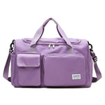 Duffle Bag Weather-Resistant Multiple Compartments & Detachable Strap