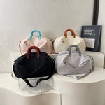 Duffle Bag Weather-Resistant Multiple Pockets & Detachable Strap