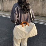 Duffle Bag Weather-Resistant Multiple Pockets & Detachable Strap