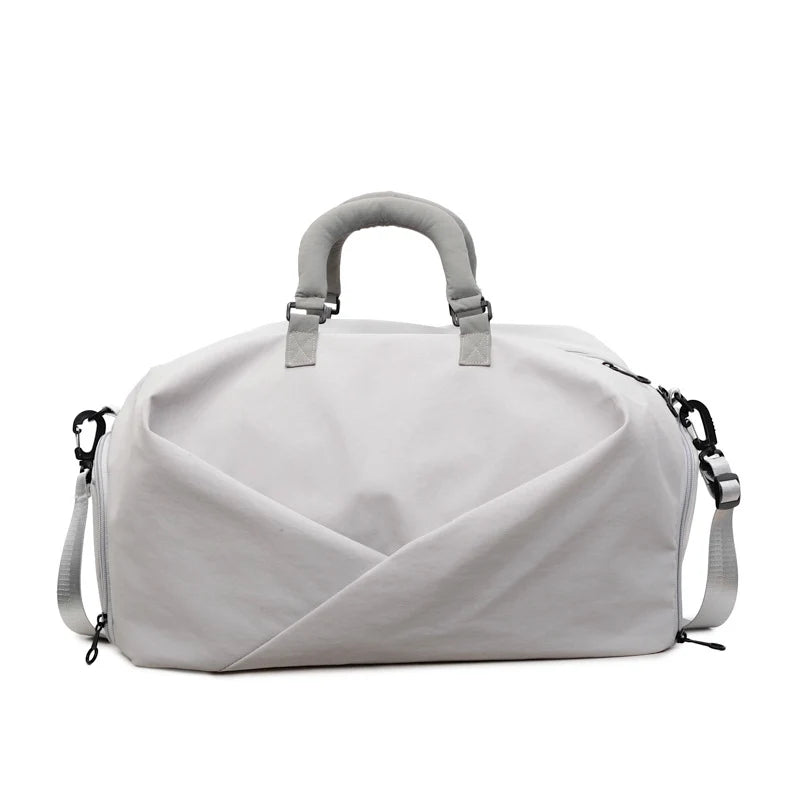 Duffle Bag Weather-Resistant Multiple Pockets & Detachable Strap