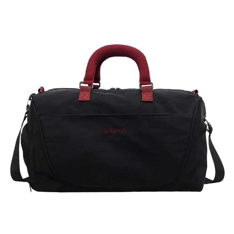 Duffle Bag Weather-Resistant Padded Handles & Adjustable Strap