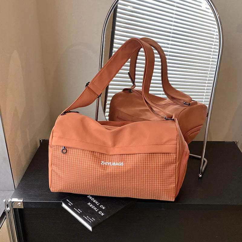 Duffle Bag Weather-Resistant Spacious Interior & Multiple Pockets