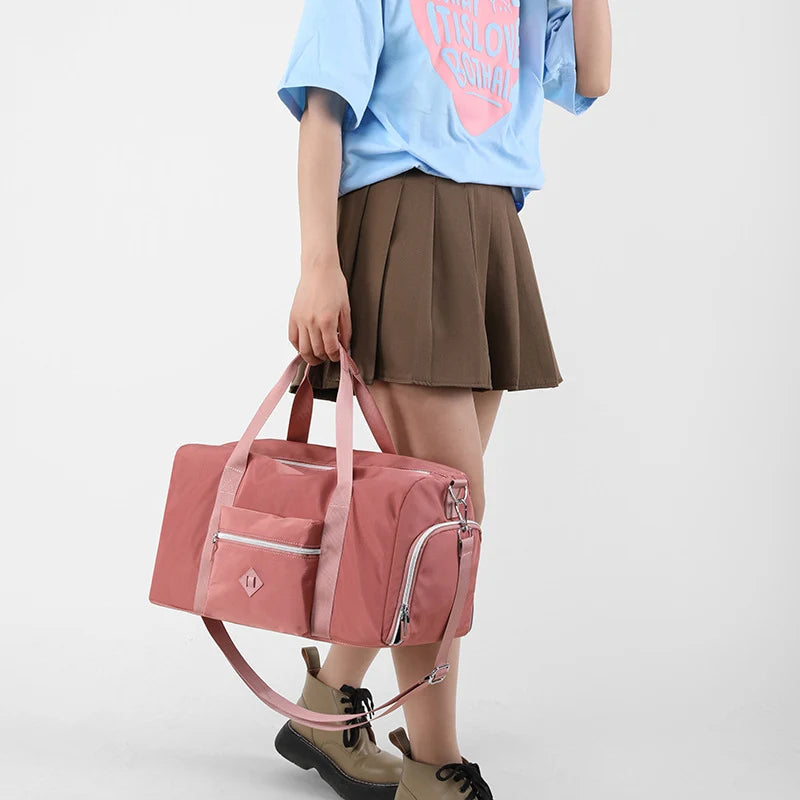 Duffle Bag Weather-Resistant Spacious Interior & Multiple Pockets
