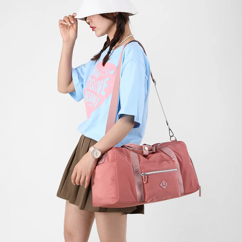 Duffle Bag Weather-Resistant Spacious Interior & Multiple Pockets