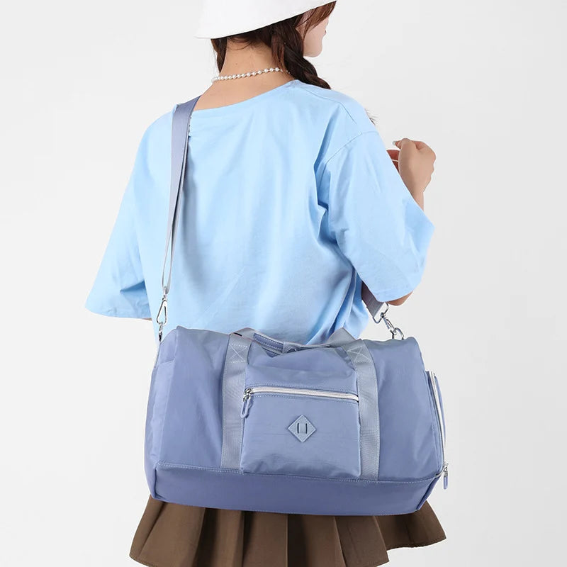 Duffle Bag Weather-Resistant Spacious Interior & Multiple Pockets