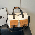 Duffle Bag Weather-Resistant Spacious Multiple Pockets Padded Adjustable Strap