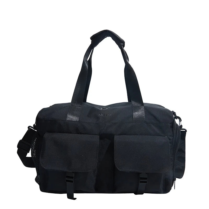 Duffle Bag Weather-Resistant Spacious Multiple Pockets Padded Adjustable Strap