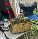 Duffle Bag Weather-Resistant Spacious Padded Handles & Adjustable Strap