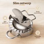 Dumpling Mold Set Stainless Steel With Dough Cutter