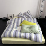 Duvet Cover & Pillowcase Set Breathable Cotton Percale