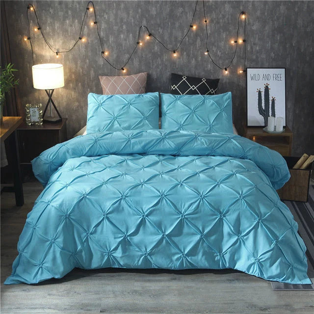 Duvet Cover & Pillowcase Set Soft Breathable Hypoallergenic