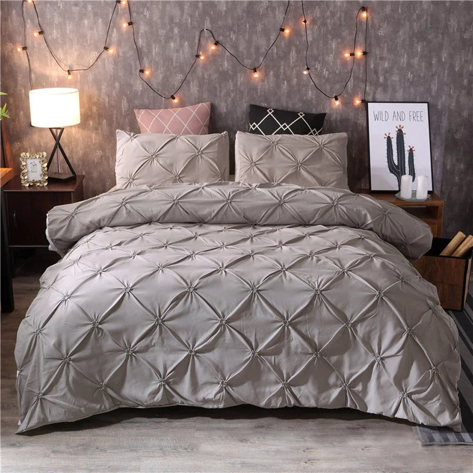 Duvet Cover & Pillowcase Set Soft Breathable Hypoallergenic